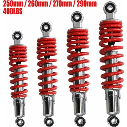 400LBS 250/260/270/290mm Front Shock Suspension Absorber Damper for Motorcycle 50cc 70 90 110 125cc Dirt Pit Bike ATV Go Kart