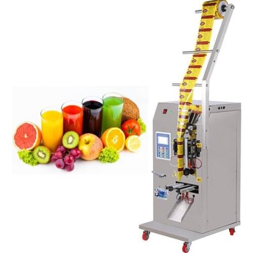 Self-suction liquid packing machine commercial multi functional liquid filling packaging machine