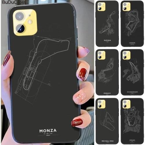 Sukuza SPA Formula 1 racing circuit Phone Case for iphone 11 12 Pro 11 Pro Max X XS XR XS MAX 8plus 7 6splus 5s se 7plus SE 2020