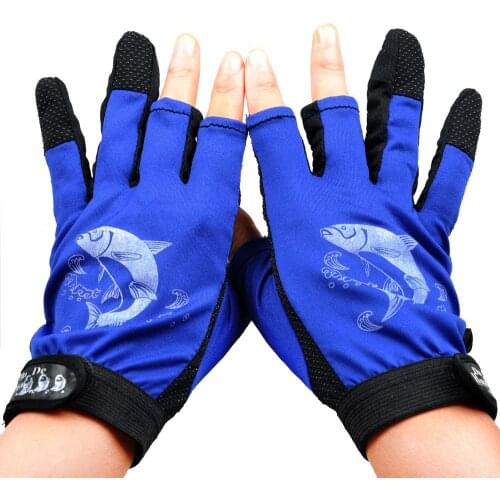 DONQL Fingerless Fishing Gloves