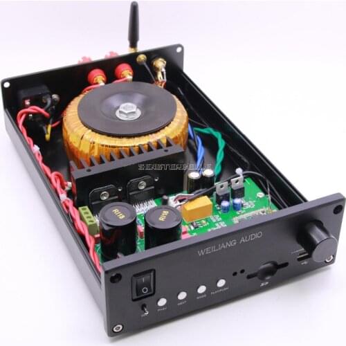 Finished AM-800 LM3886 Bluetooth Power Amplifier PCM5102 USB Audio Lossless turntable DAC Decoder New