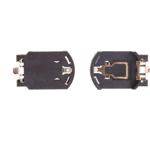 H7JF 20pcs Plastic Housing CR2032 SMD Button Cell Battery Socket Holder Socket Case