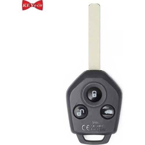 KEYECU for Subaru Forester Outback 2011 2012 Remote Car Key Fob 433MHz 4D60 Chip
