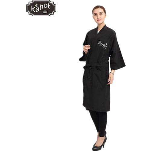 1pcs Salon Professional Hairdressing Kimono Hairdressing Beauty SPA Guest Robe Barber Shop Customer Dye Hair High-end Gown