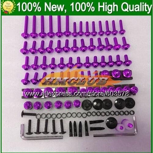 Fairing bolts full screw kit For KAWASAKI NINJA ZX9R 00 01 02 03 ZX-9R 9 R ZX 9R 2000 2001 2002 2003 CL40 Nuts bolt screws Nut