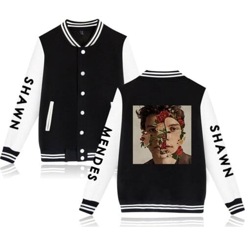 Shawn Mendes Jacket uniform coat autumn winter harajuku hoodies sweatshirt funny fashion tracksuit hip hop plus size Jackets