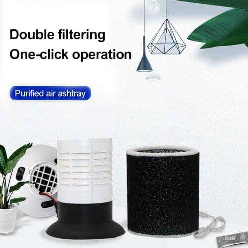 Air Cleaner Creative Small Air Purifier Intelligent Ashtray Filter USB Intelligent Sensing Second-Hand Smoke Cleaner 2020NEW