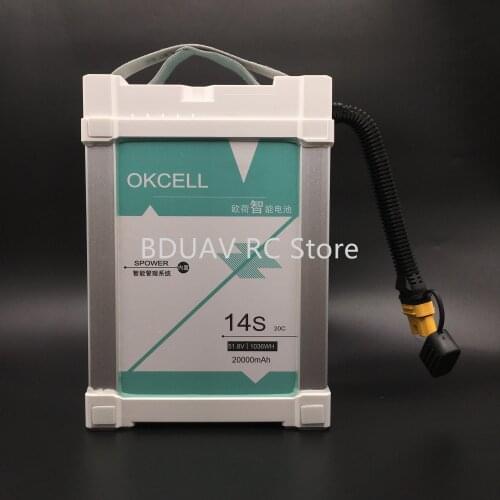 Original OKCELL 51.8V 14S 20000mah Battery for agriculture drone