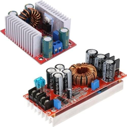 2Pcs Dc-Dc Step-Up Converter Constant Current Power Supply Module - 1200W & 400W