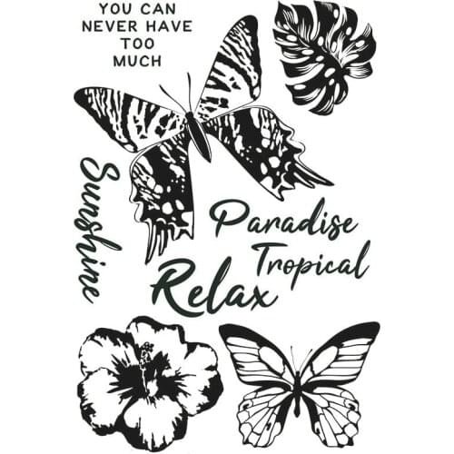 Sunshine Transparent Clear Silicone Stamp Seal for DIY scrapbooking photo album Decorative clear stamps