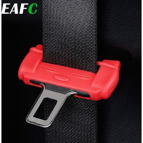 1pcs Car Safety Belt Buckle Silicon Protector Anti-Scratch Seat Belt Buckle Clip Interior Accessories for BMW VW Audi Toyota