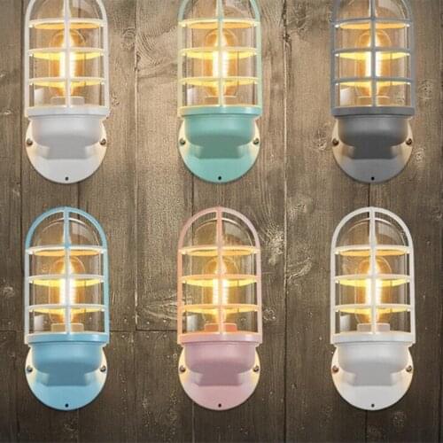 Nordic Lovely Multicolor Bedroom Wall Light Macaroons Living Room Lights Kids Light Bathroom Coffee Shop decoration Light