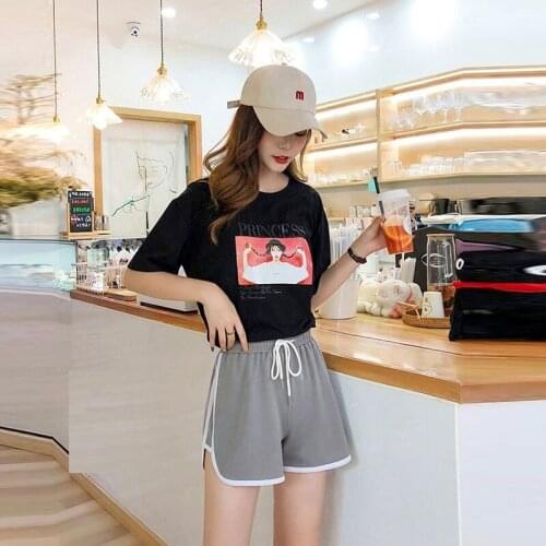 Gym Sports Shorts Women Summer Candy Color Fitness Workout Lady Loose High Waist Sexy Beach Casual Cycling Correndo Short Pants