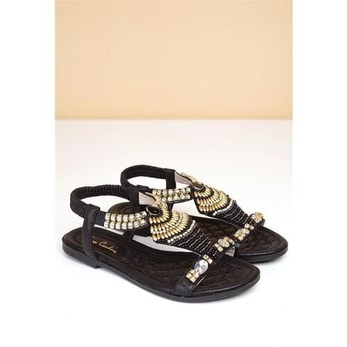 Pierre Cardin Women Casual Sandals-Black