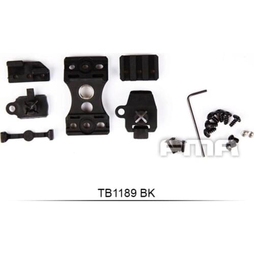 2020 Tactical UTK Airsoft Helmet Accessory Mount Paintball Helmet Guide Rail Accessories Hunting Mount Set Black Free Shipping