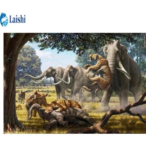 5D diamond painting Abstract animals full drill round /square cross stitch DIY diamond embroidery mosaic home decor pictures