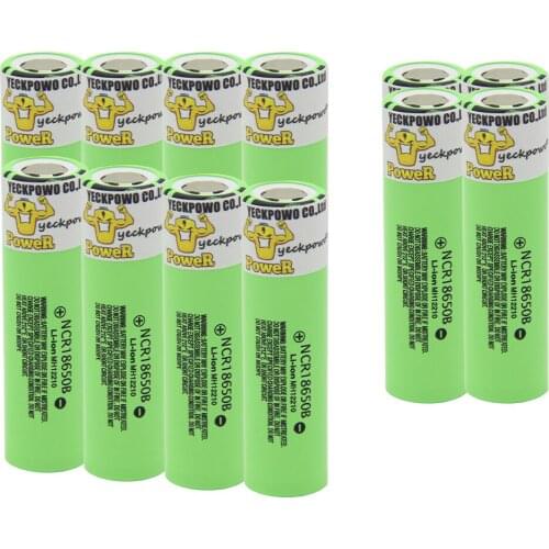 18650 li-ion battery NCR18650B lithium batteries 3400mah 3.7V rechargeable akkumulator / fast 18650 charger YECKPOWO 2021 NEW