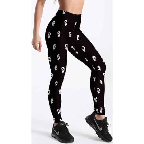 Fashion Fitness Workout Sportswear High Waist Women Leggings New Pattern Digital Printing Push Up Women Elastic Force Legging