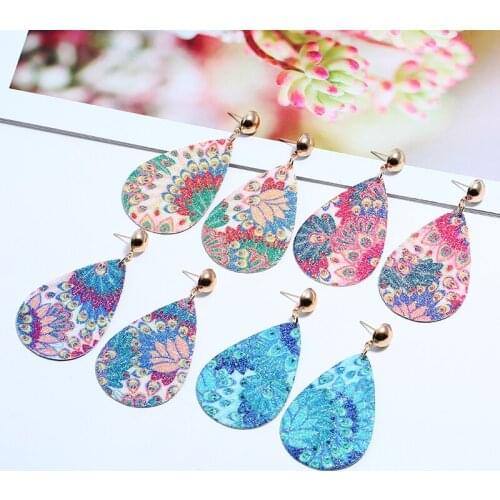 Fashion Ornate Wire Drop Earrings Bohemian Rattan Hand Knitting Exquisite Womens Wedding Engagement Ornament Earrings Jewelry