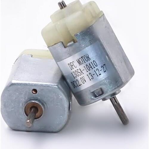 Strong Magnet Carbon Brush Motor Inverted Plug-in Car Rearview Mirror Motor DC12V 300MA 8000RPM Knurled Shaft Motor