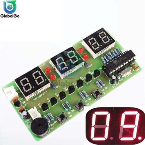 C51 Electronic Clock 6 Bits Electronic Clock Electronic Production Suite for school education lab DIY Kit