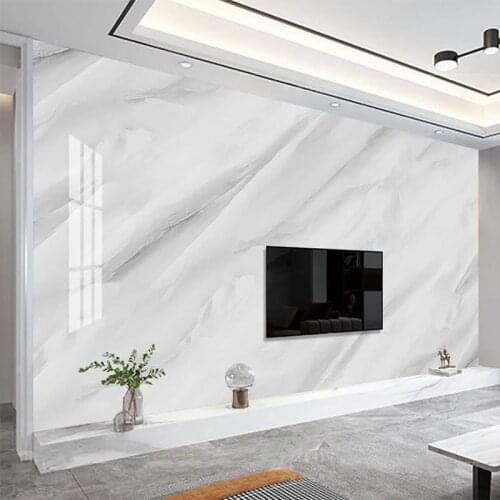 Custom Mural Wallpaper Modern 3D Jazz White Grey Marble Wall Paper Living Room TV Sofa Art Home Decor Papel De Parede 3D Fresco