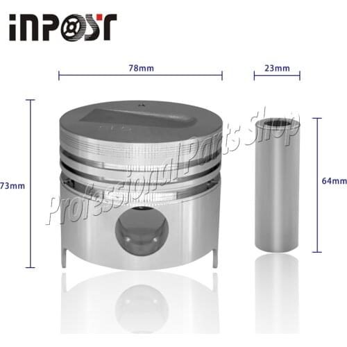 New 78mm STD Piston S3L S3L2 For Mitsubish i Engine