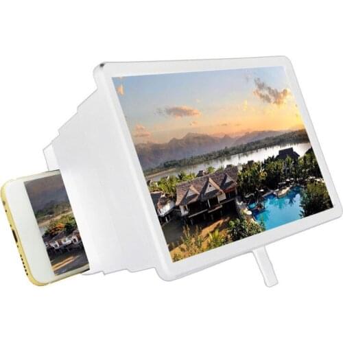 Portable Lightweight Curved Screen 3D Movie Screen Enlarge Magnifier Eco-friendly HD Projector Stand Holder For Phone