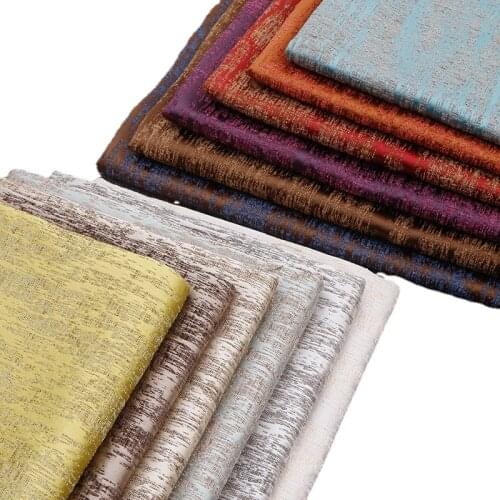 Width 58inch Hq European Thicken Chenille Pillow Cushion Case Upholstery Material Jacquard Sofa Pillow Cushion Fabric