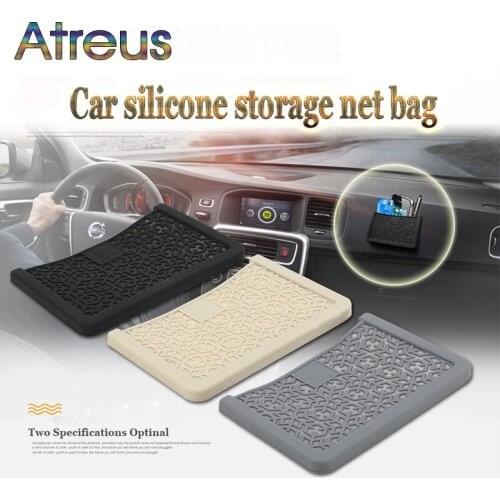 Atreus Silicone phone storage bag For Volkswagen BMW E46 E39 E60 E90 Mini Cooper Audi A4 B6 B8 A5 Ford Fiesta Kuga Tiguan 2017