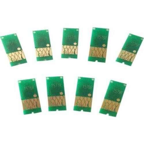 Vilaxh 1set vilaxh T1571-T1579 For Epson R3000 Auto Reset Chip for Epson stylus photo R3000 Printer