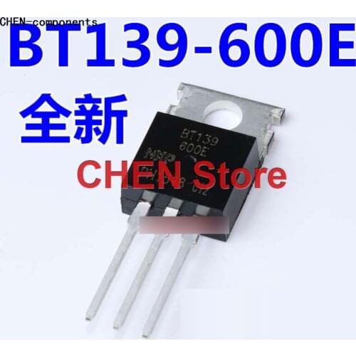 10pcs Brand new genuine BT139-600E TO-220 triac 16A600V