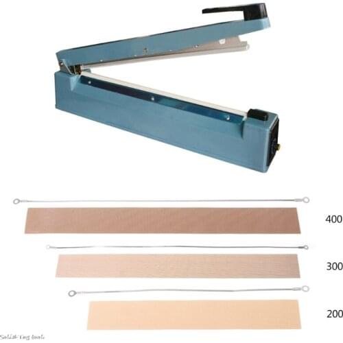 200/300/400mm Impulse Sealer Heat Wire Element Strip Sealing Machine Dreamed