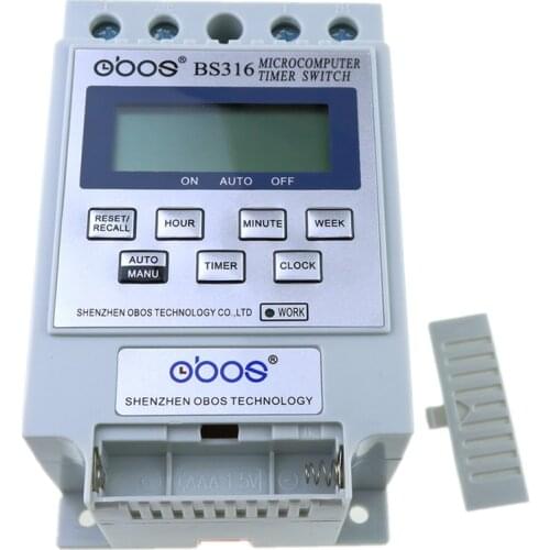 5PCS KG316T Digital Microcomputer Timer Switch AC220V, BS316 Time Control Delay Switch, High Quality Controller