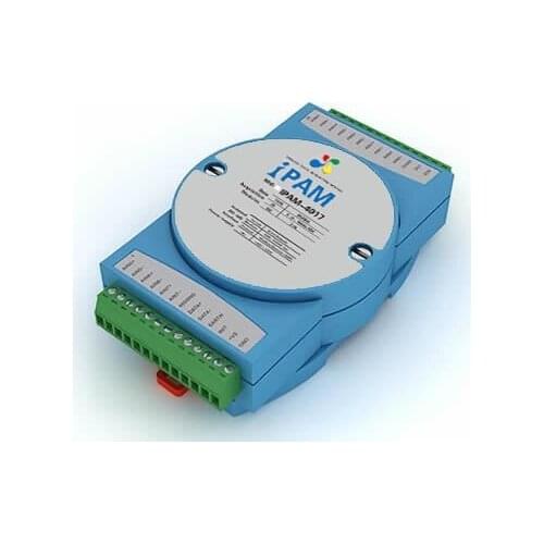 8 Channel Isolated Analog Input Module RS485 Modbus 8AI 2DO Remote Data Acquisition ADAM DIN Rail