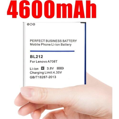 4600mAh BL212 BL-212 Battery for Lenovo S8 A708T A628T A620T A780E A688T S898t