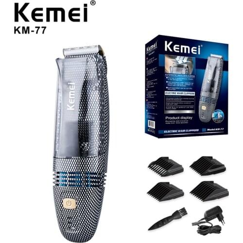 Kemei Automatic Hair Suck Clipper Professional Baby Vacuum Hair Clipper Electric Cordless child Hair Trimmer Haircut Machine