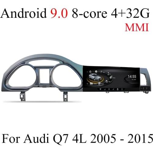 Android 9.0 8 core 4+32G For AUDI Q7 4L 2005~2015 Car multimedia Player Navigation GPS radio MMI 2G 3G RMC
