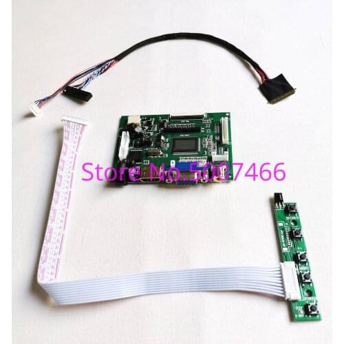 For B140XTN01.3 B140XTN06.0 B140XTN06.1 VGA+2AV LCD screen 14" 1366*768 WLED LVDS 40-Pin display controller drive card kit