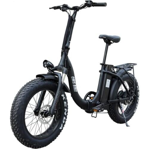 CMSTD-20PW 20 inch foldable ebike 48V 800W 12.8AH ebike fat tire beach electric bike foldable e bike