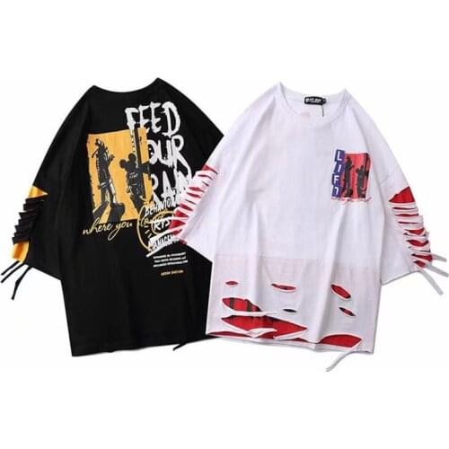 Korean Version Of The Trend Of Mens Hooded Printed T-Shirt Youth Spring Summer Thin Clothes Everyday Casual Short Sleeves Tops