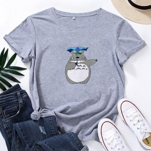 Cute Graphic T Shirt for Women Japanese Cartoon Anime Graphic Tees Women Casual Loose Tee Top Fashion Summer Women Tshirt