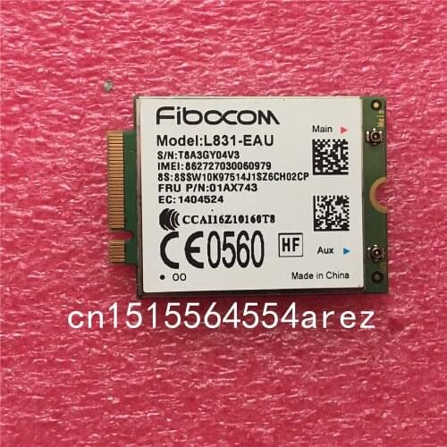 Fibocom L831-EAU 4G LTE Mobile For Thinkpad X270 T470 T570 P51s L470 L570 Series,FRU 01AX743