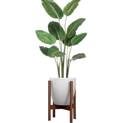 Flower Stand Nordic Simple Solid Wood Balcony Desktop Indoor Mini Green Pot Flower Pot Bracket Decoration