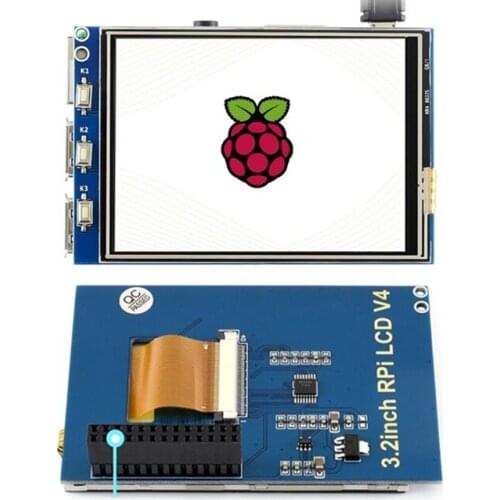 Raspberry Pi 3.2 inch SPI Resistive Touch Screen TFT LCD Screen XPT2046 Controller 320*240 Raspbian/Ubuntu/Kali/Retropie System