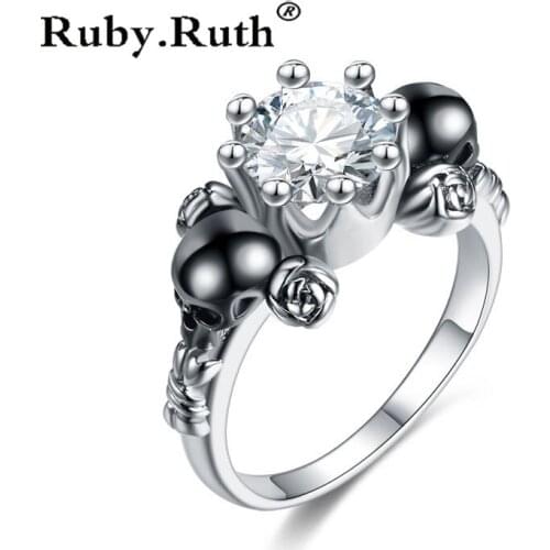 Women's Silver Rings Ruby.Ruth China