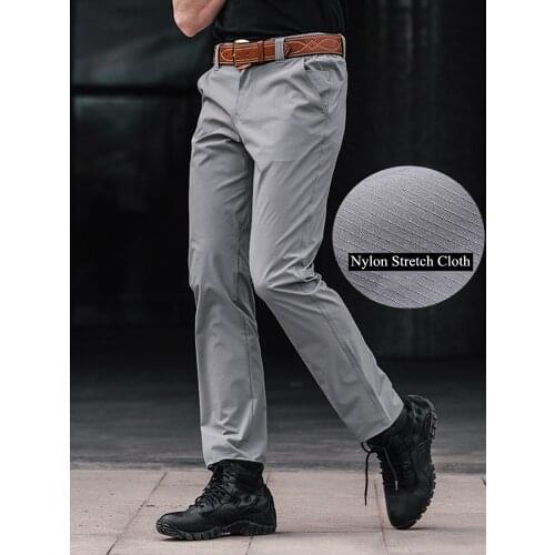 Ultralight Quick Dry Outdoor Hiking Pants Men Summer Thin Stretch Breathable Straight Trousers Overalls Army Fan Tactical Pants