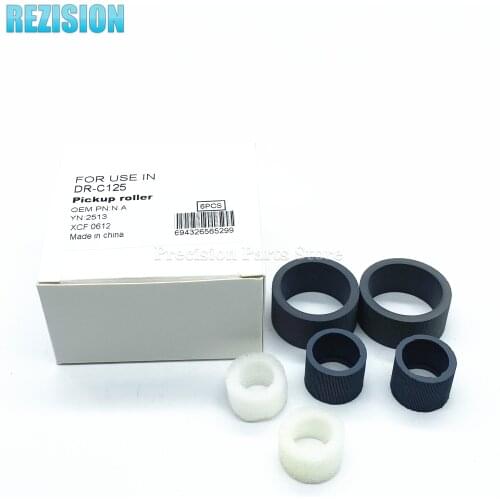 High Quality Scanner Pickup Roller Tires for Canon DR-C225 DR-C125 Roller Rubber Tire Kits Compatible