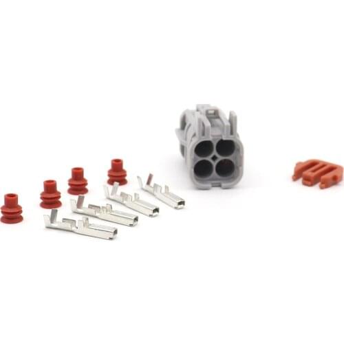 10 Sets 4 Pin Sealed Male Female Plug Waterproof Auto Wire Connector MG640333 MG610331 For Light Lamp