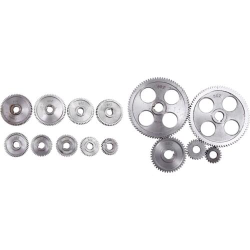 5Pcs CJ0618 Machine Tool Gear Metal Gears Micro-Lathe Gear Metal Cutting Gear & 9Pcs CJ0618 Micro-Lathe Gear Promotion